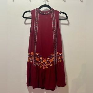 Xhilaration. XS embroidered dress.